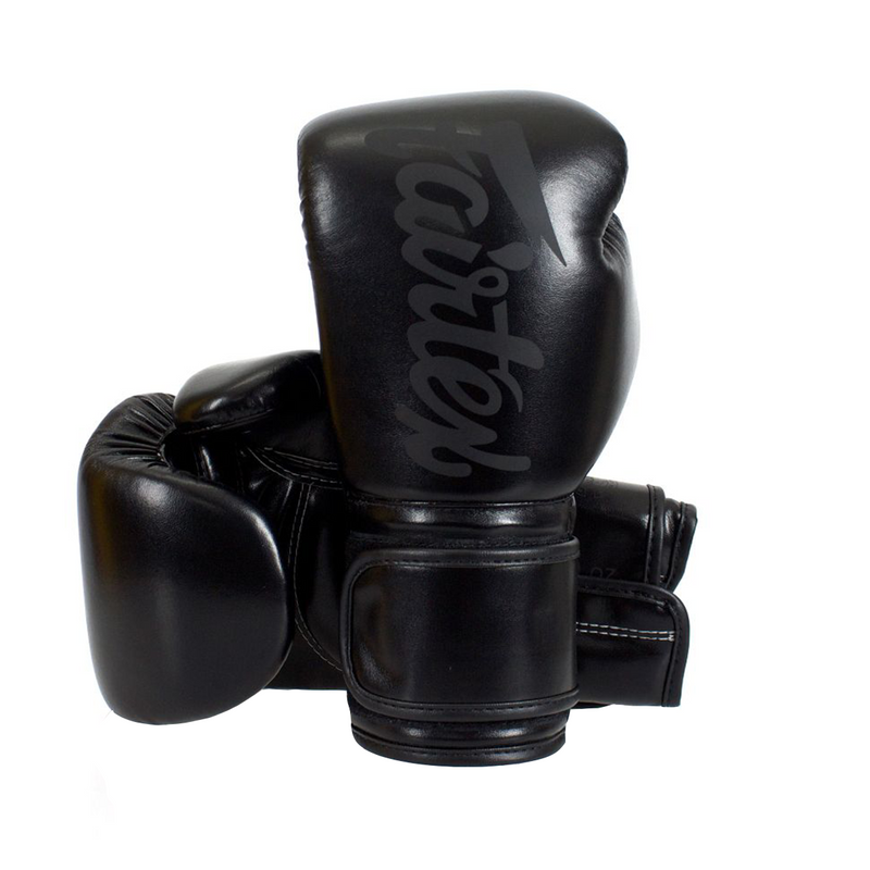 Boxing Gloves - Fairtex - 'BGV14' - Black-Black