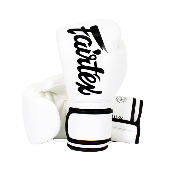 Boxing Gloves children - Fairtex - 'BGV14' 6oz - White