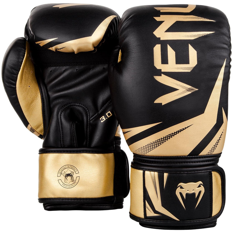 Boxing Gloves - Venum - 'Challenger 3.0' - Black/Gold