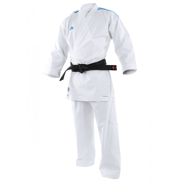 Karate Suit - Gi - Adidas Karate - 'Revoflex' - White-Blue
