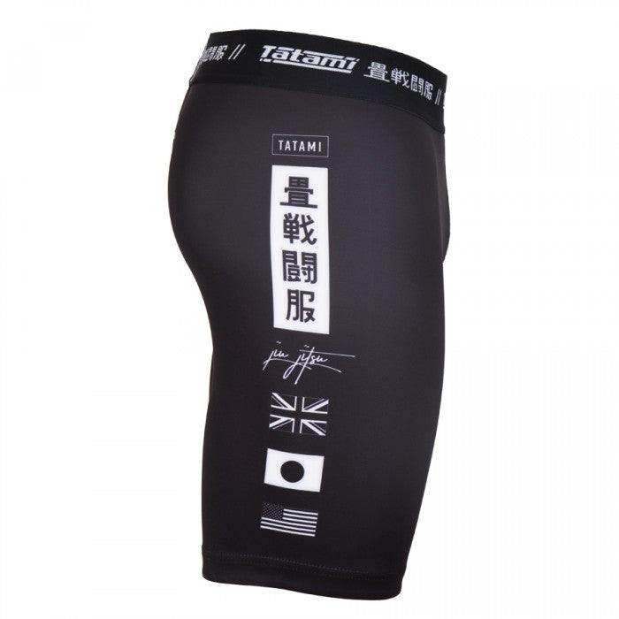 Compression Shorts - Tatami Fightwear - 'Kanagawa' - Black