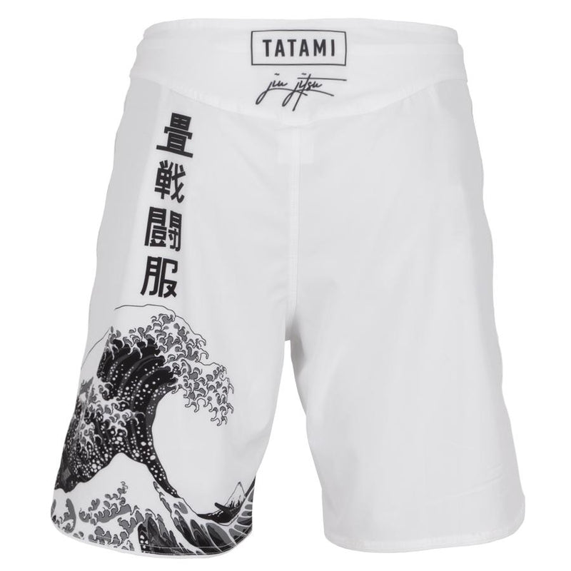 MMA Shorts - Tatami fightwear - 'Kanagawa' - White
