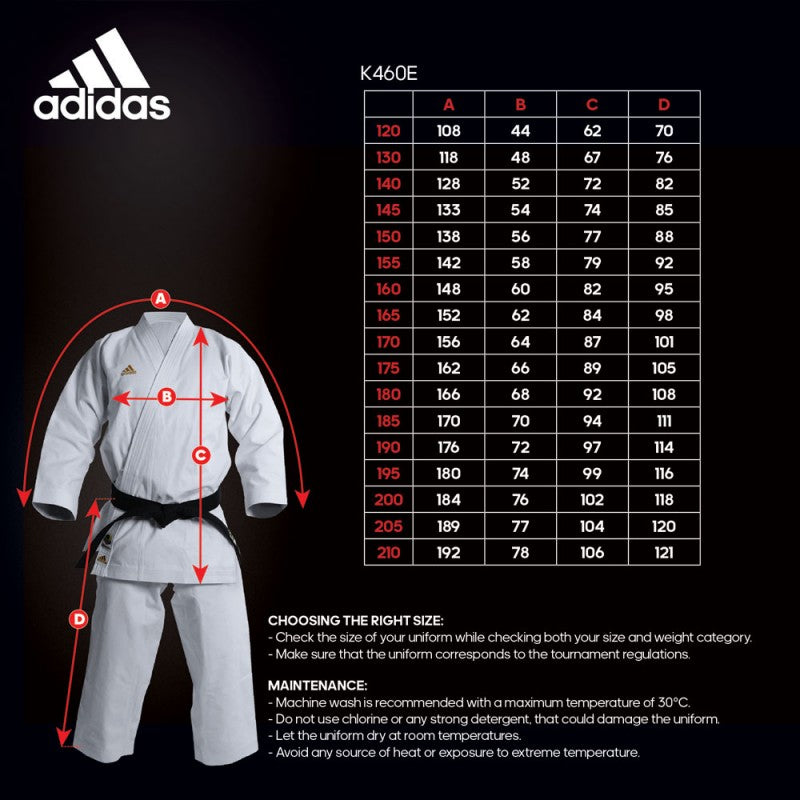 Karate Suit - Gi - Adidas Karate - 'Champion' - WKF - White