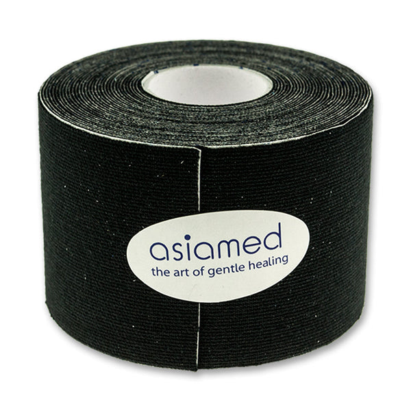 Kinesiologytape - Asiamed - 5cm x 5m - Black