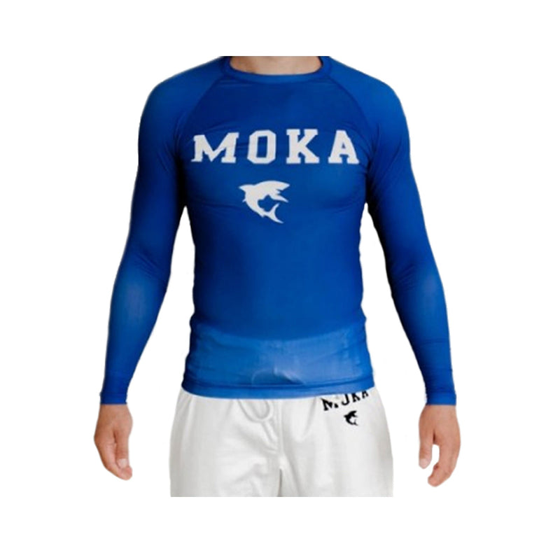 Rashguard - Moka - Long sleeves - Blue