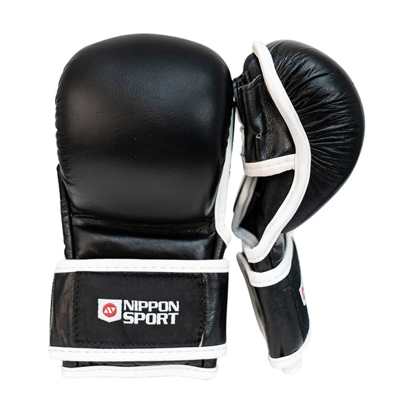 MMA sparring gloves - Nippon Sport - 'Freefight Sparring' - Black