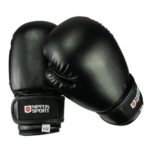 Boxing Gloves - Kids - Nippon Sport - 'Kids' - Black