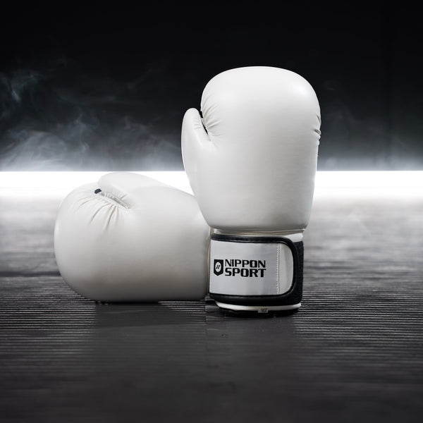 Boxing gloves - Nippon Sport - 'Club' - White