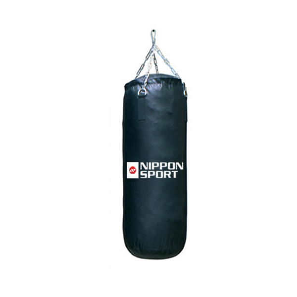 Boxing Bag - Nippon Sport - 'Junior Club' - 14kg - 70cm - With Filling - Black