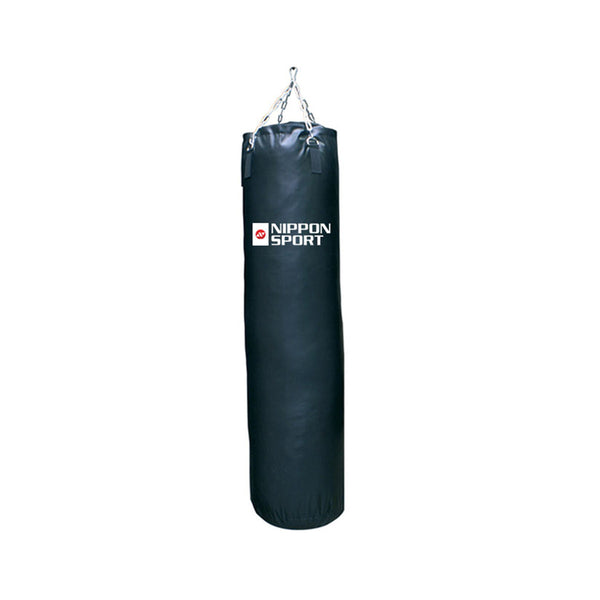 Boxing Bag - Nippon Sport - 'Club' - 40kg - 150cm - With Filling - Black