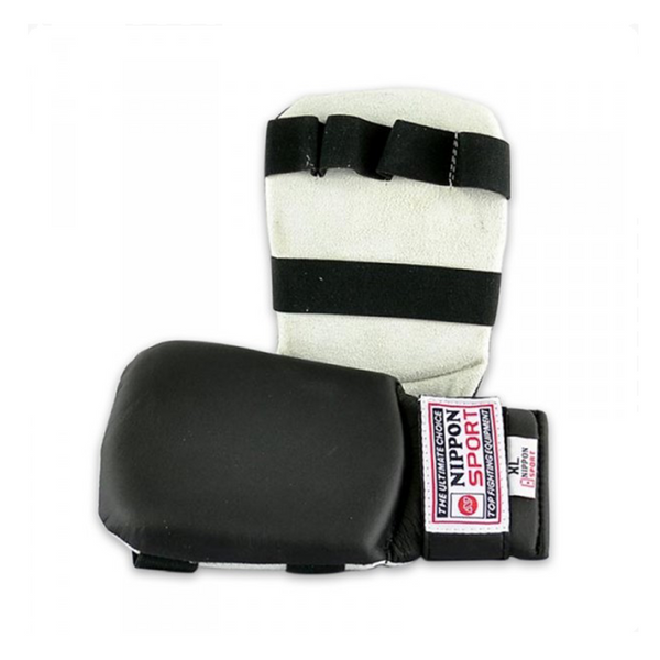 Jiu Jitsu Gloves - Nippon Sport - HIT - Black