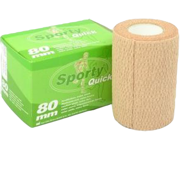 Sporty Quick Bandage - Medirip Bandage - 80 mm - Beige