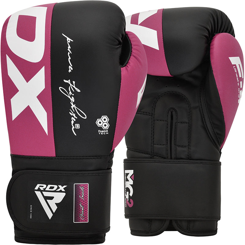 Boxing Gloves - RDX - 'REX F4' - Pink/Black