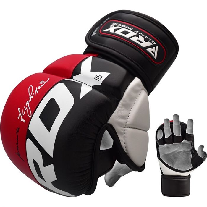 MMA Gloves - RDX - T6 PLUS - Red