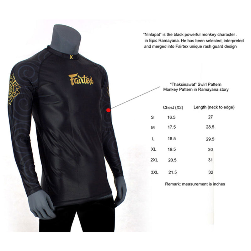 Rash Guard - Fairtex - 'RG6' - Black