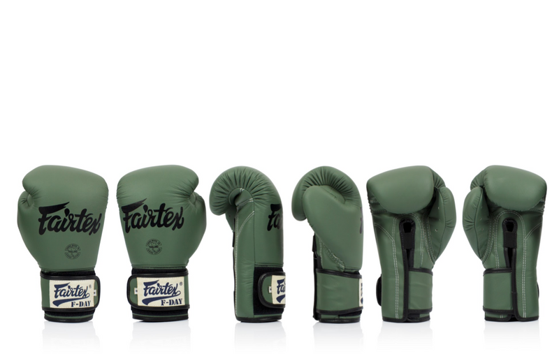 Boxing gloves - Fairtex - 'BGV11 F-DAY' - Green