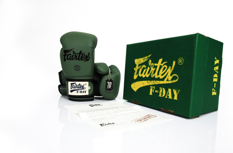 Boxing gloves - Fairtex - 'BGV11 F-DAY' - Green