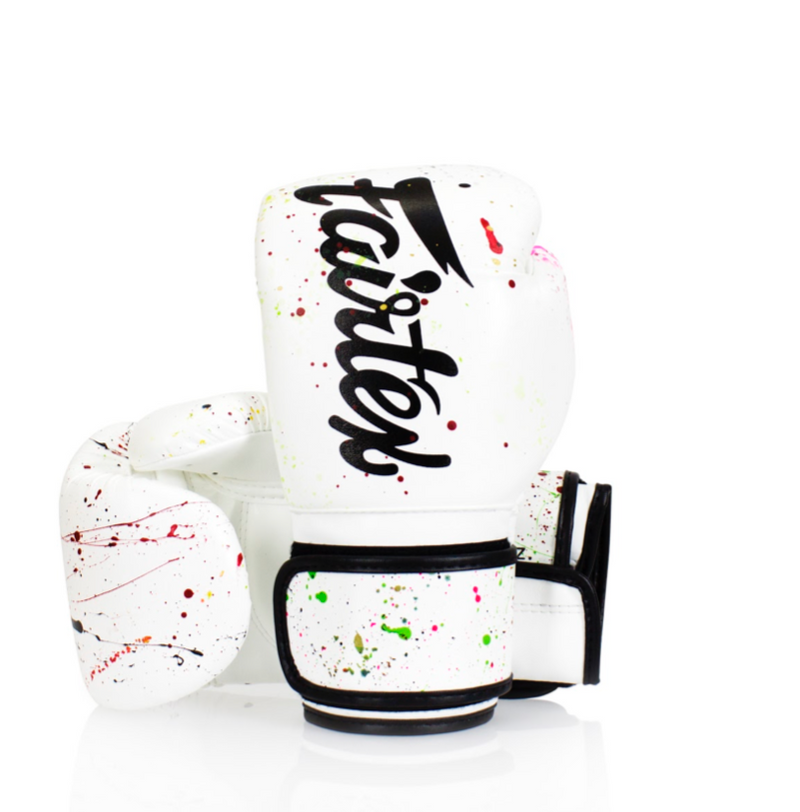 Boxing Gloves - Fairtex - 'BGV14' - White/Painter