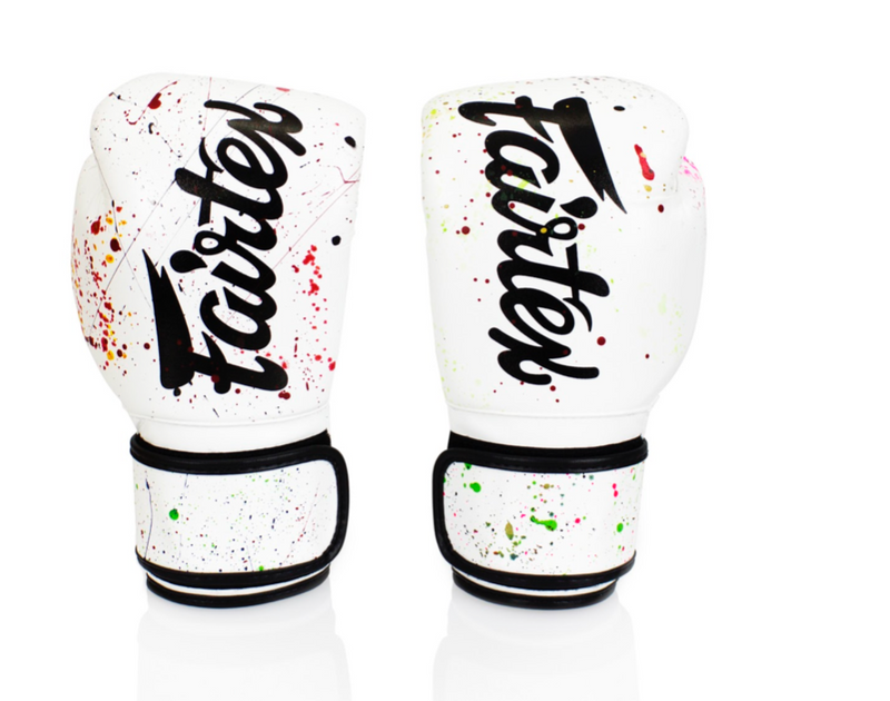 Boxing Gloves - Fairtex - 'BGV14' - White/Painter