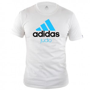 T-Shirt - Adidas Judo - 'Judo Tee' - White-Blue