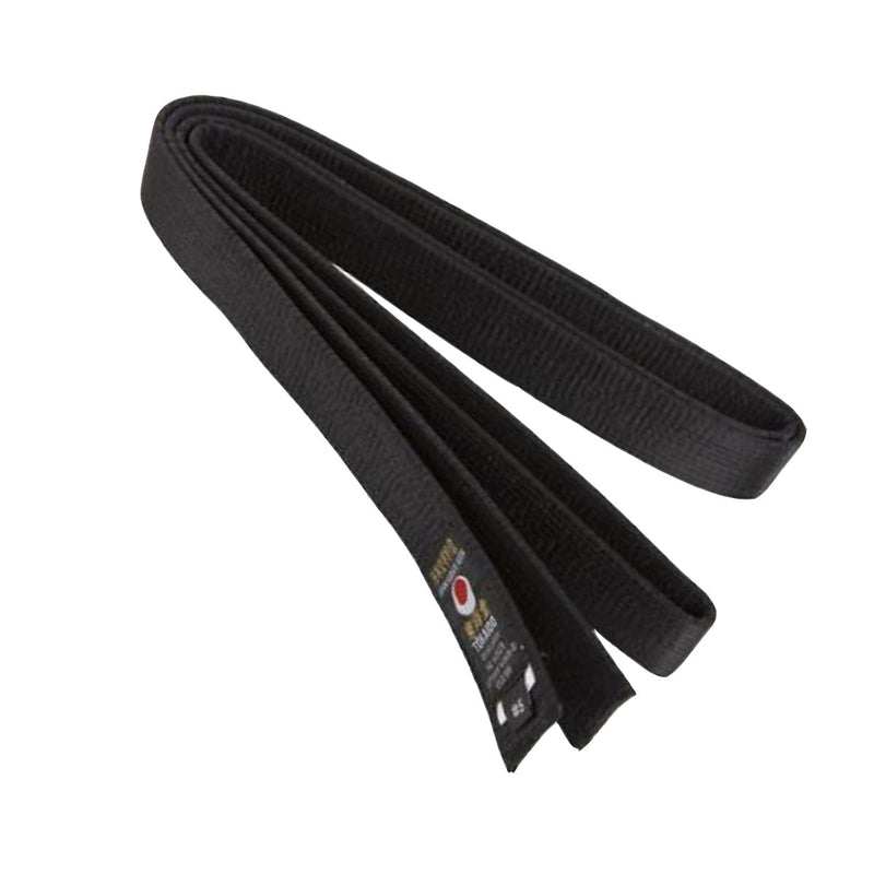 Martial arts belt - Tokaido black belt - Artificial silk China - Black