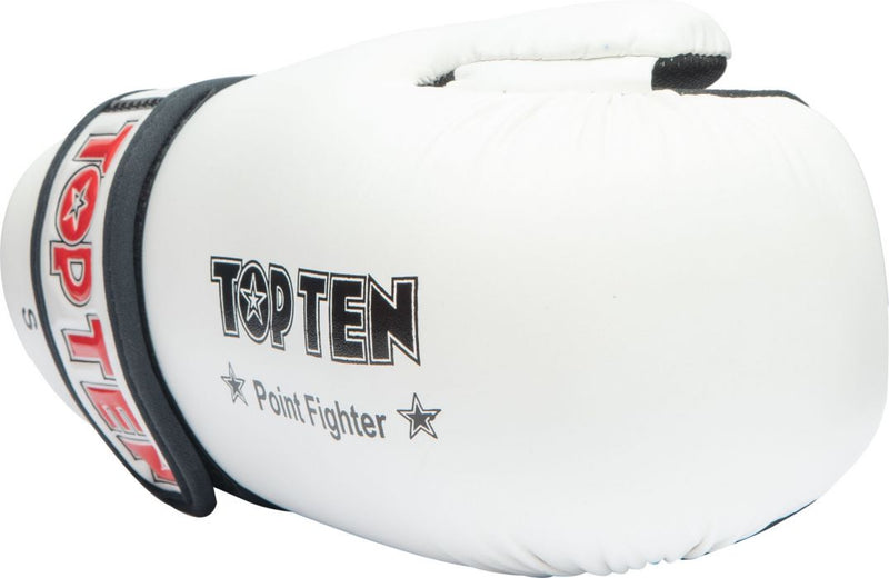 Kickbox - Gloves - TOP TEN Pointfighter - White