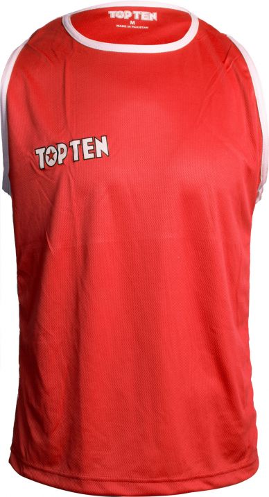 Boxing shirt - Top Ten "AIBA" Tank Top - red