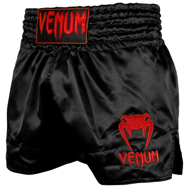 Muay Thai Shorts - Venum - 'Classic' - Black-Red