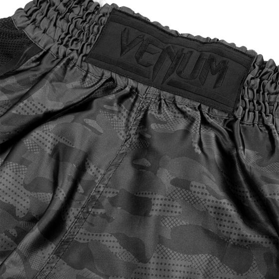 Muay Thai Shorts - Venum - "Devil" - Black-Black