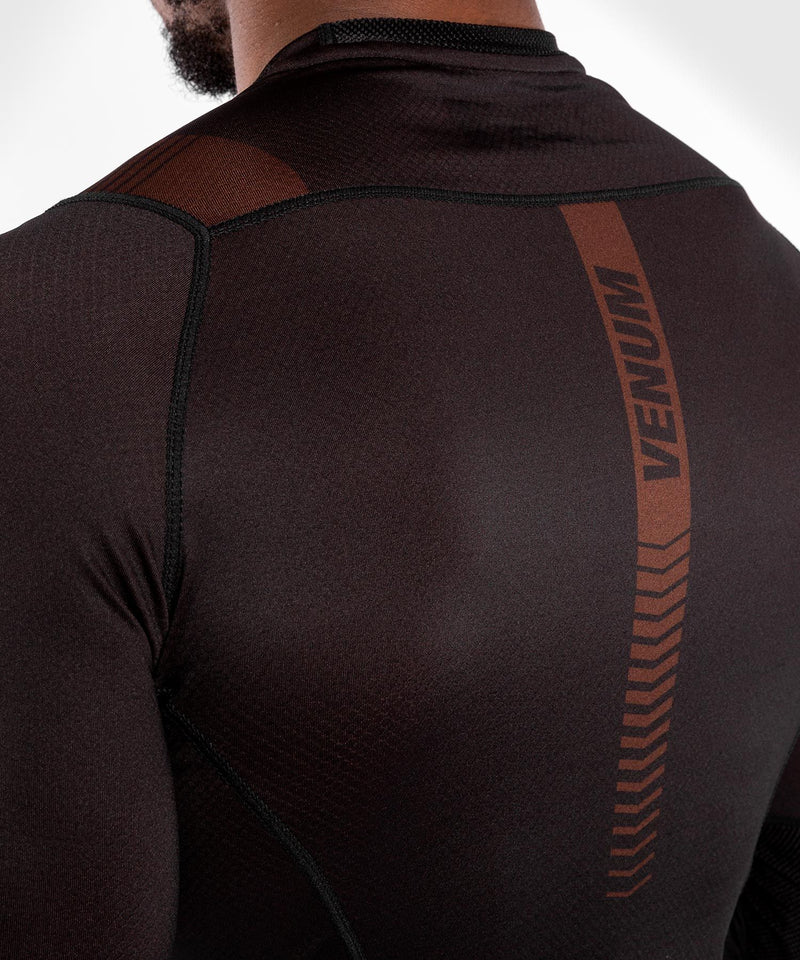 Rash Guard - Venum - 'NoGi 3.0' - Black/Brown