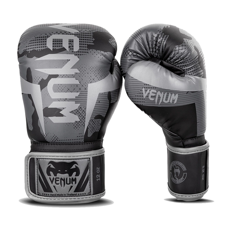 Boxing Gloves - Venum - 'Elite' - Black-Camouflage