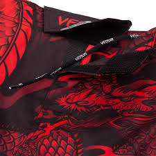 Fight shorts - Venum - Dragon's Flight - Black/Red