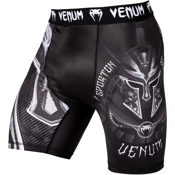 Vale Tudo Shorts - Compression Shorts - Venum - 'Gladiator 3.0' - Black