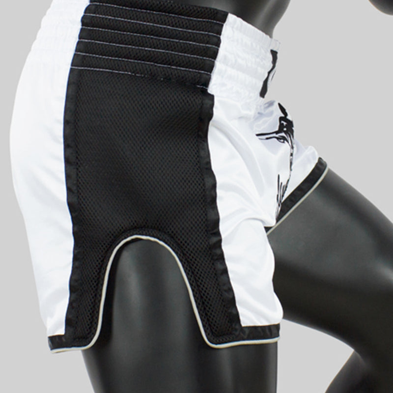 Muay Thai Shorts - Fairtex - 'BS1707' - White-Black